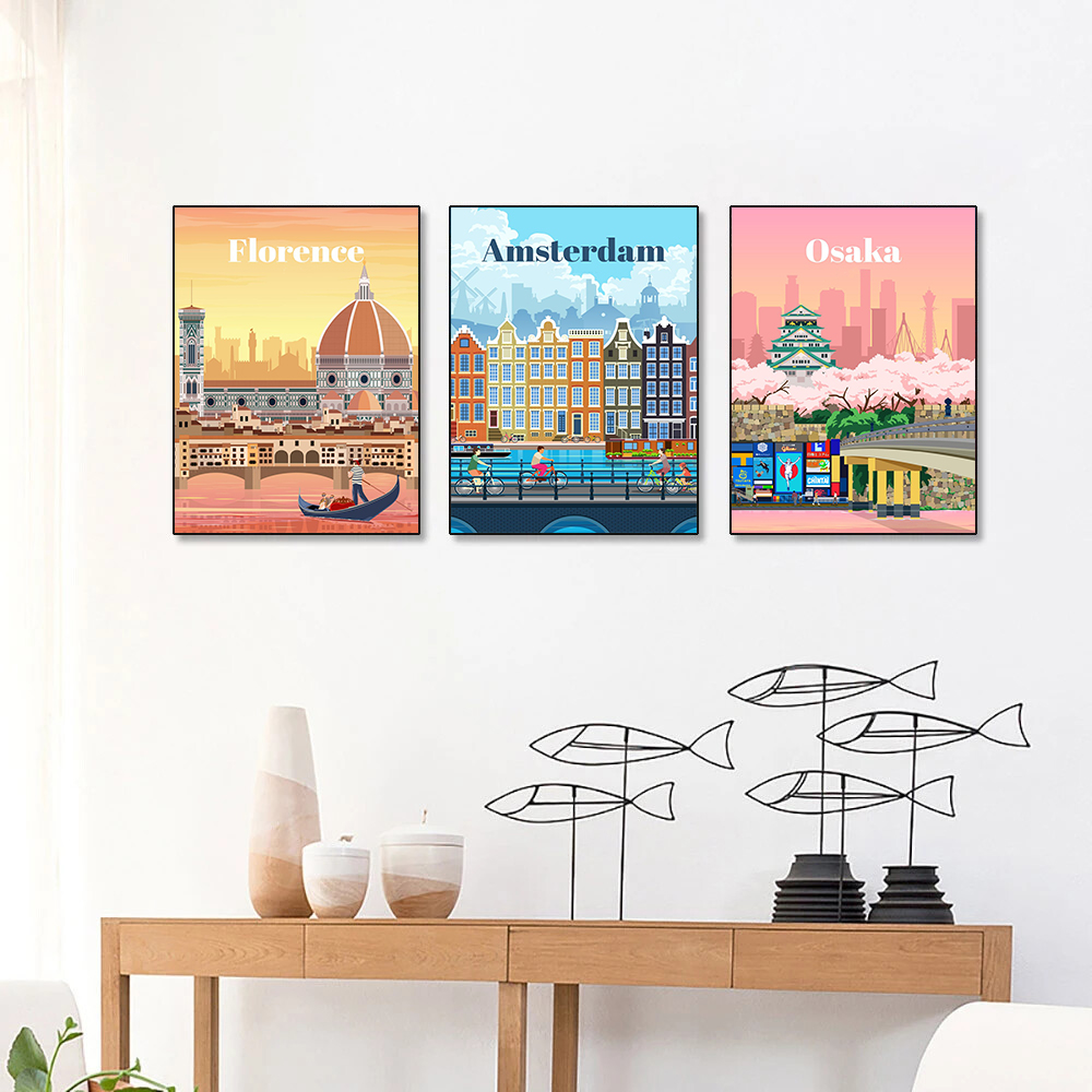 City Landscape Diamond Paintin - Travel Accessories London 리뷰 및 가격