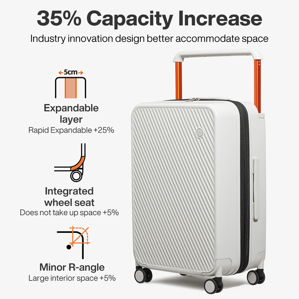 Mixi 확장 가능한 수하물 운반 경량 대용량 와이드  - Travel Lock Tsa Approved 리뷰 및 가격