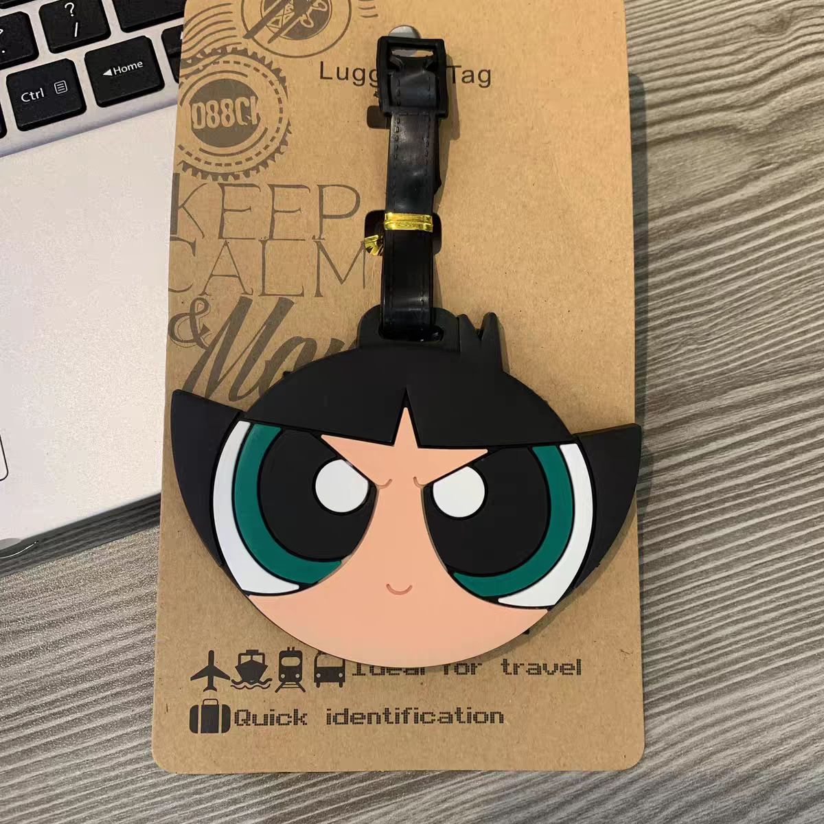 파워퍼프걸즈 가방 펜던트 귀여운 만화 캐릭터 수하물 태 - Travel Accessories To Gift 리뷰 및 가격