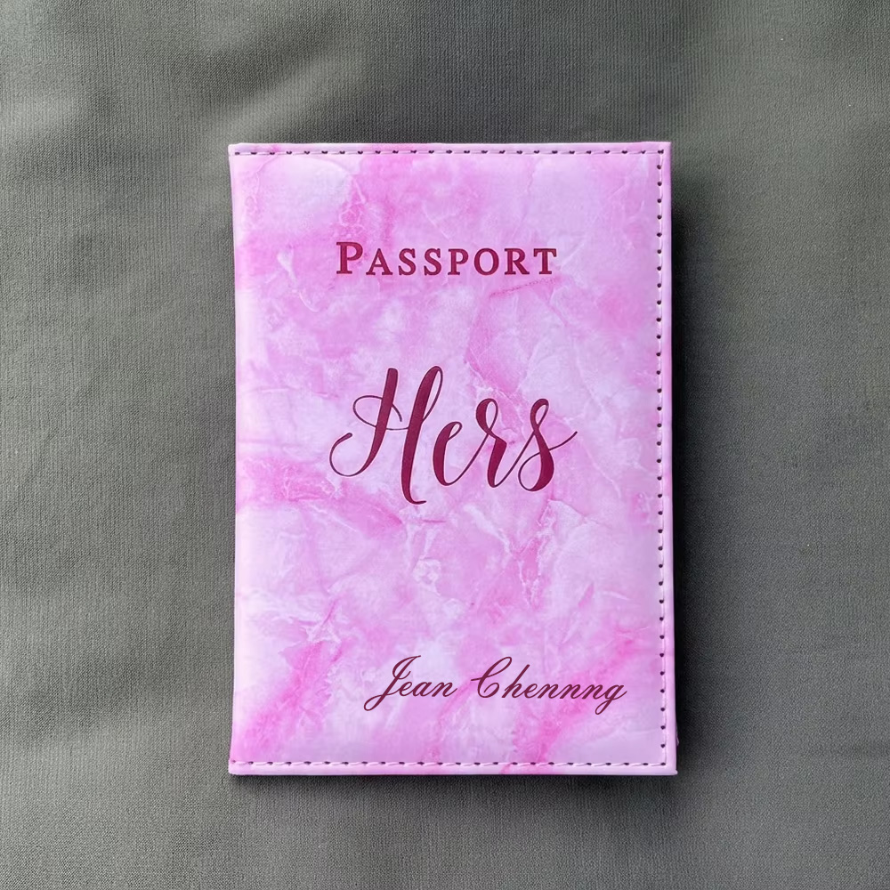 맞춤형 대리석 여권 커버 커플용 여행 지갑 PU 가죽  - Travel Accessories Gifts For Her 리뷰 및 가격
