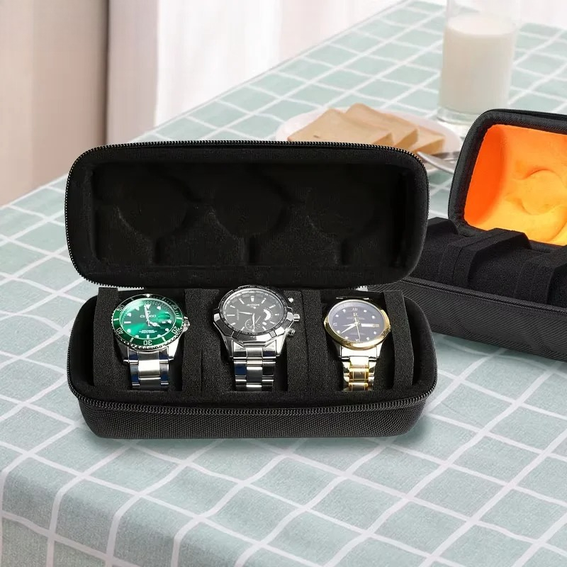 3개의 슬롯이 있는 시계용 여행용 케이스, 견고한 고품 - Accessories Travel Jewelry Box 리뷰 및 가격