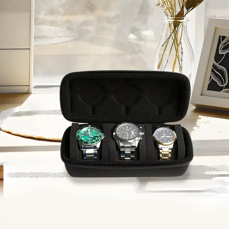 3개의 슬롯이 있는 시계용 여행용 케이스, 견고한 고품 - Accessories Travel Jewelry Box 리뷰 및 가격