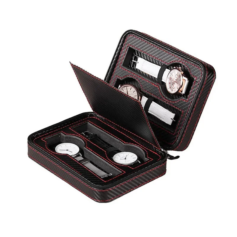 보석 액세서리용 4슬롯 휴대용 시계 보관함 여행용 케이 - Accessories Travel Jewelry Box 리뷰 및 가격