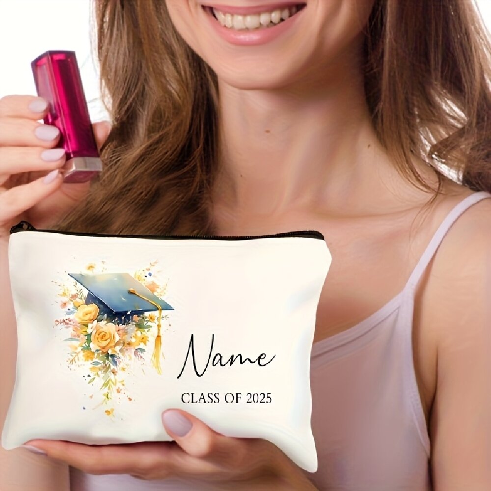 맞춤형 배구 프린트 폴리에스터 화장품 가방 블랙 지퍼  - Travel Accessories Gifts For Her 리뷰 및 가격