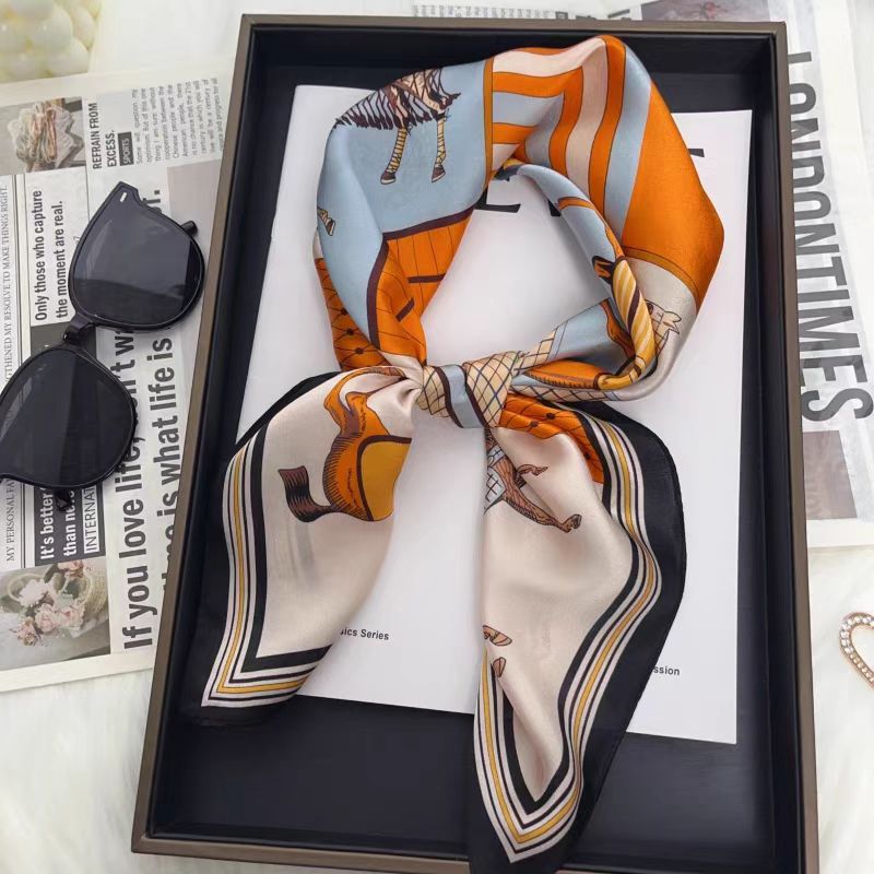 럭셔리 100% 멀버리 실크 스퀘어 스카프 70cm 레 - Travel Accessories Luxury 리뷰 및 가격