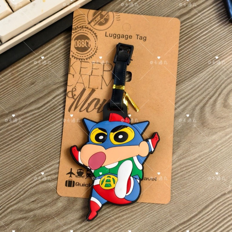 크레용신짱 만화 애니메이션 캐릭터 패션 러기지 태그 귀 - Travel Accessories To Gift 리뷰 및 가격