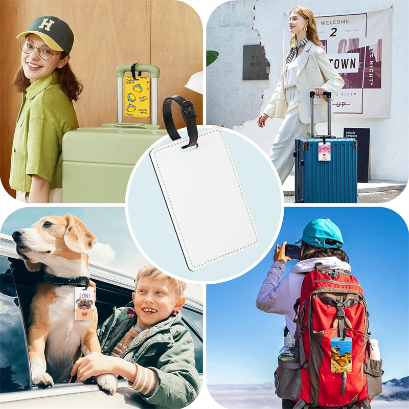 사용자 정의 사진 PU 가죽 수하물 태그 사용자 정의  - Travel Accessories International 리뷰 및 가격