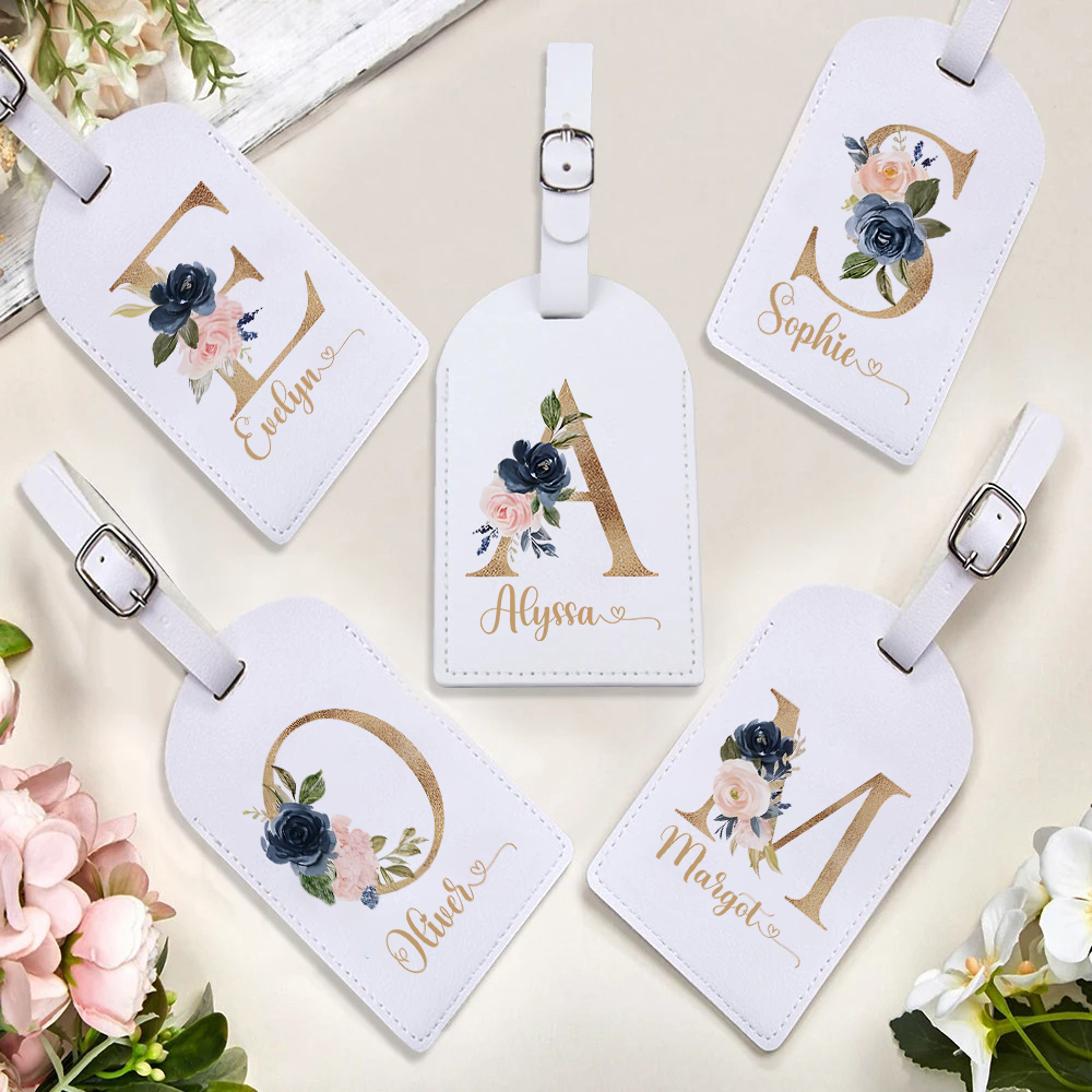 개인화 된 모노그램 수하물 태그 이름이있는 초기 가방  - Travel Accessories Gifts For Her 리뷰 및 가격