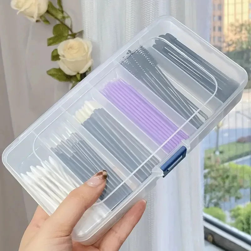 먼지 방지 투명 5/6칸 휴대용 플라스틱 헤어핀/액세서 - Accessories Travel Jewelry Box 리뷰 및 가격