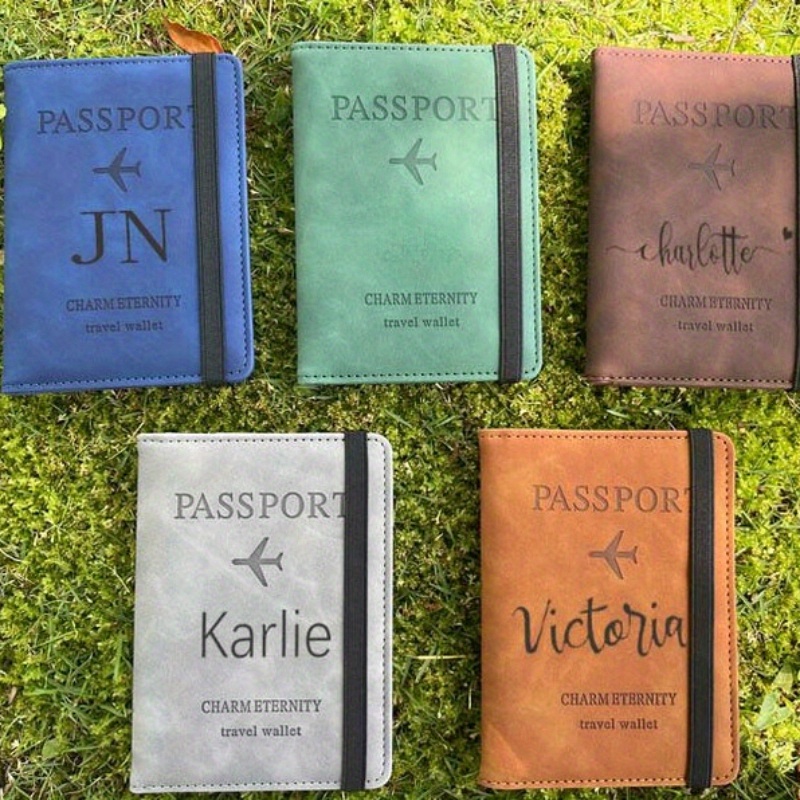 개인 맞춤형 여행 여권 홀더 케이스, 카드 홀더, 그  - Travel Accessories Gifts For Her 리뷰 및 가격