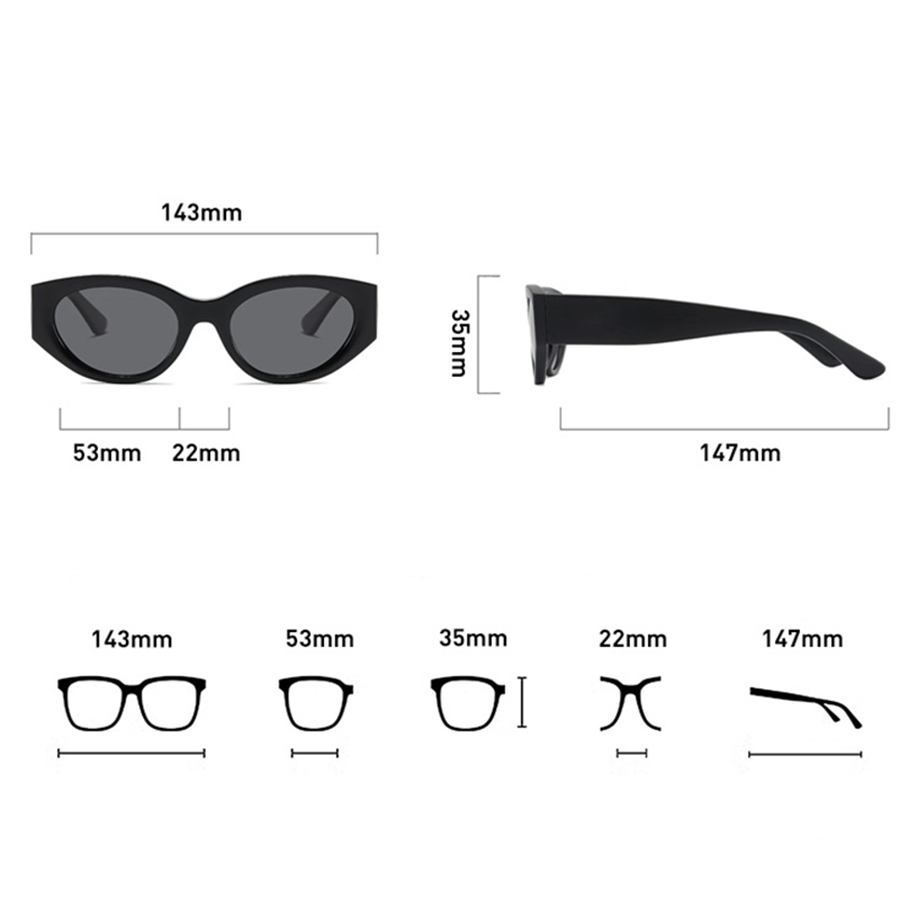 여성 남성 클래식 캣아이 편광 선글라스 고품질 프레임  - Travel Accessories For Men 리뷰 및 가격