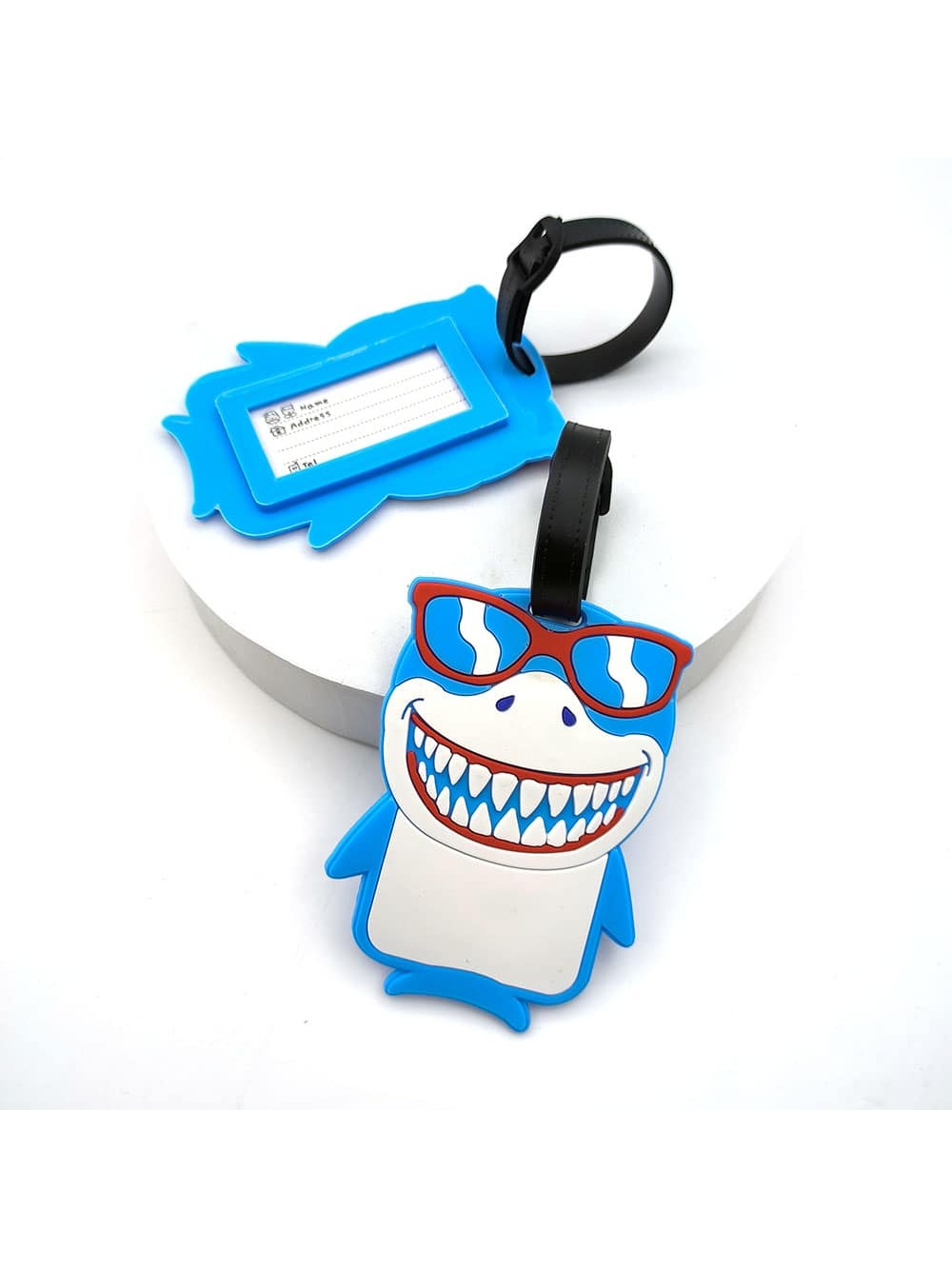 1PCS 기하학 부드러운 실리콘 수하물 태그 가방 ID - Travel Accessories International 리뷰 및 가격