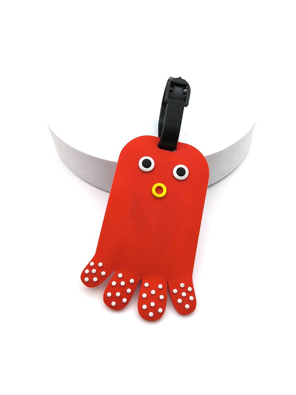 1PCS 기하학 부드러운 실리콘 수하물 태그 가방 ID - Travel Accessories International 리뷰 및 가격