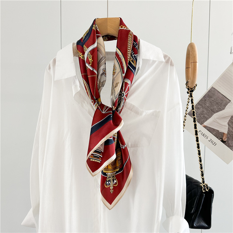 12MM 부드러운 실크 스카프 여성 90CM 반다나 숄 - Travel Accessories To Gift 리뷰 및 가격