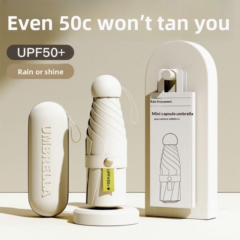 여행용 캡슐 우산 UPF50+ 이중 레이어 자외선 차단 - Travel Umbrella Compact 리뷰 및 가격