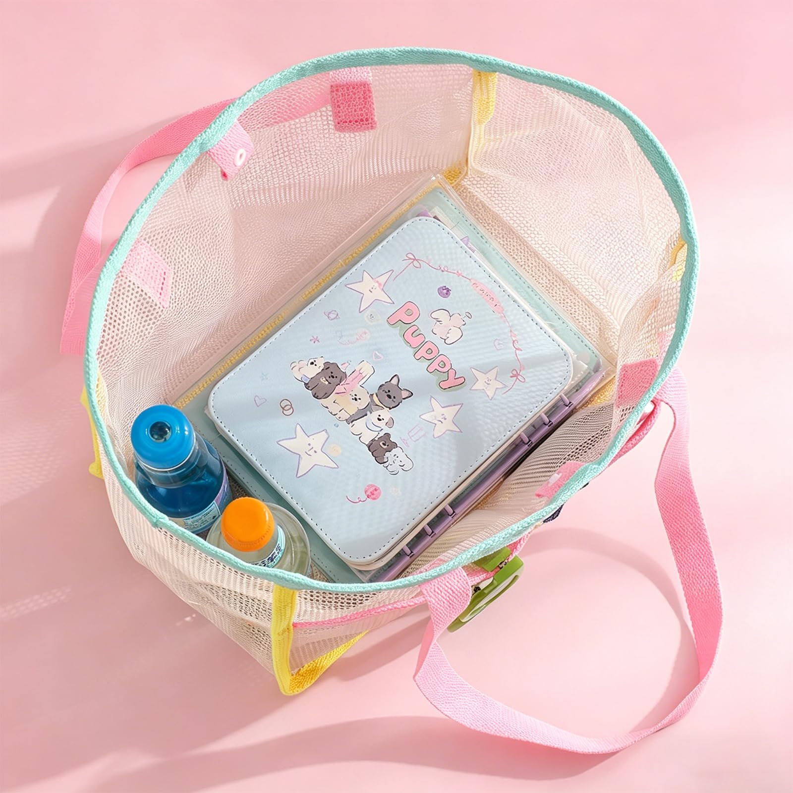 여성용 비치백, 화려한 접이식 그물망 모래 가방, 여행 - Travel Accessories Pack 리뷰 및 가격