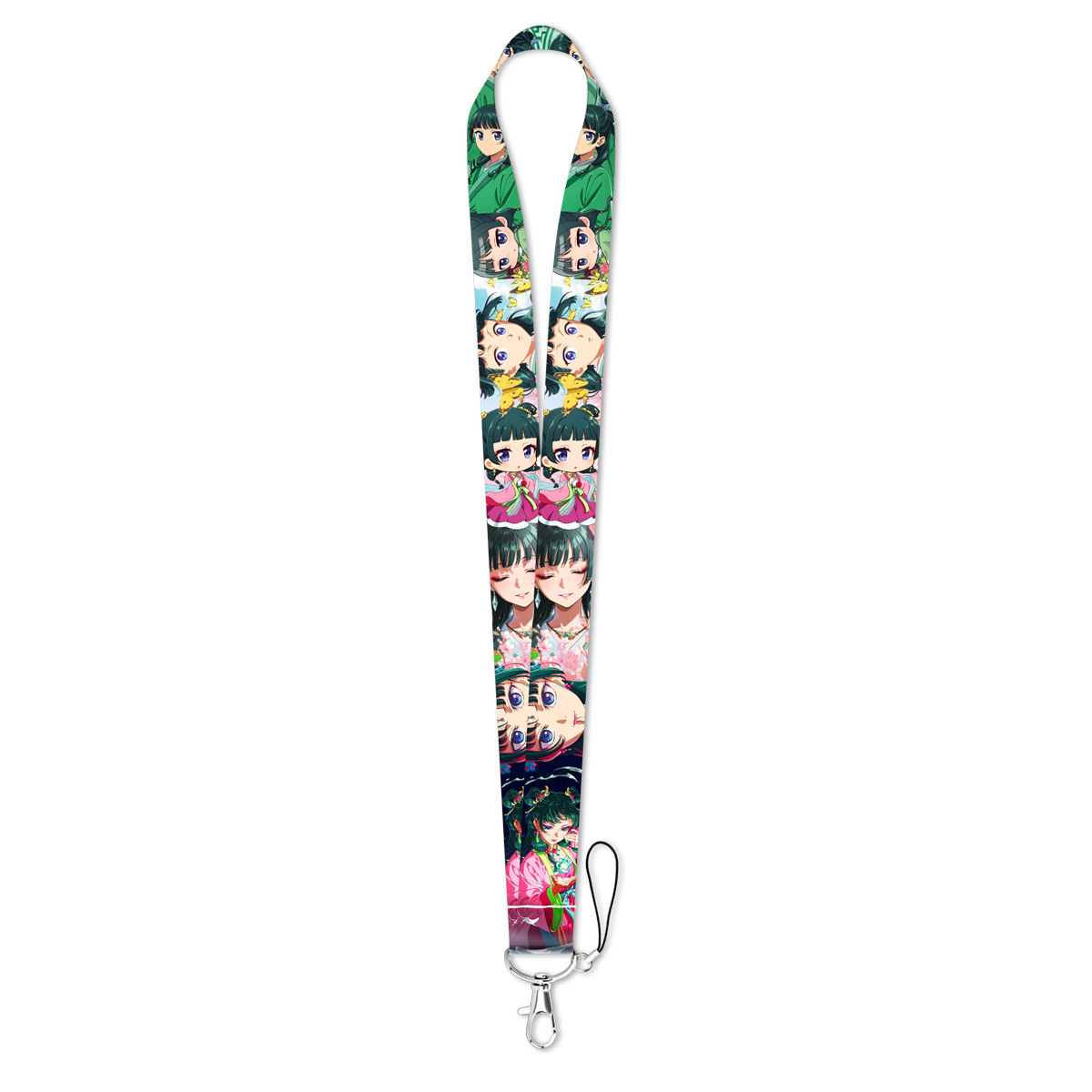 귀여운 애니메이션 소녀 끈 목 스트랩 카드 홀더 키 I - Travel Accessories To Gift 리뷰 및 가격