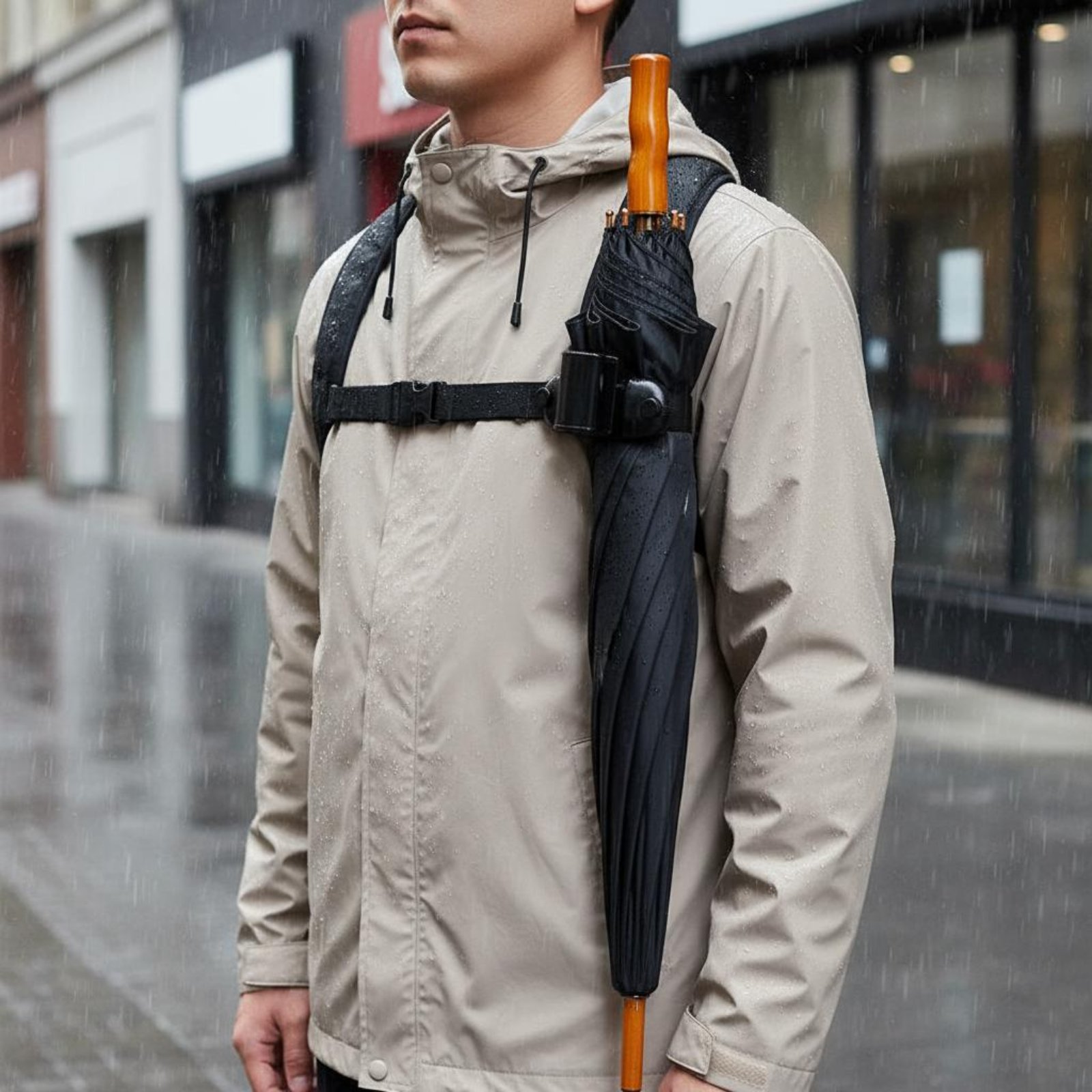배낭 우산 클립 휴대용 핸즈프리 우산 마운트 스트랩 클 - Travel Accessories Useful 리뷰 및 가격