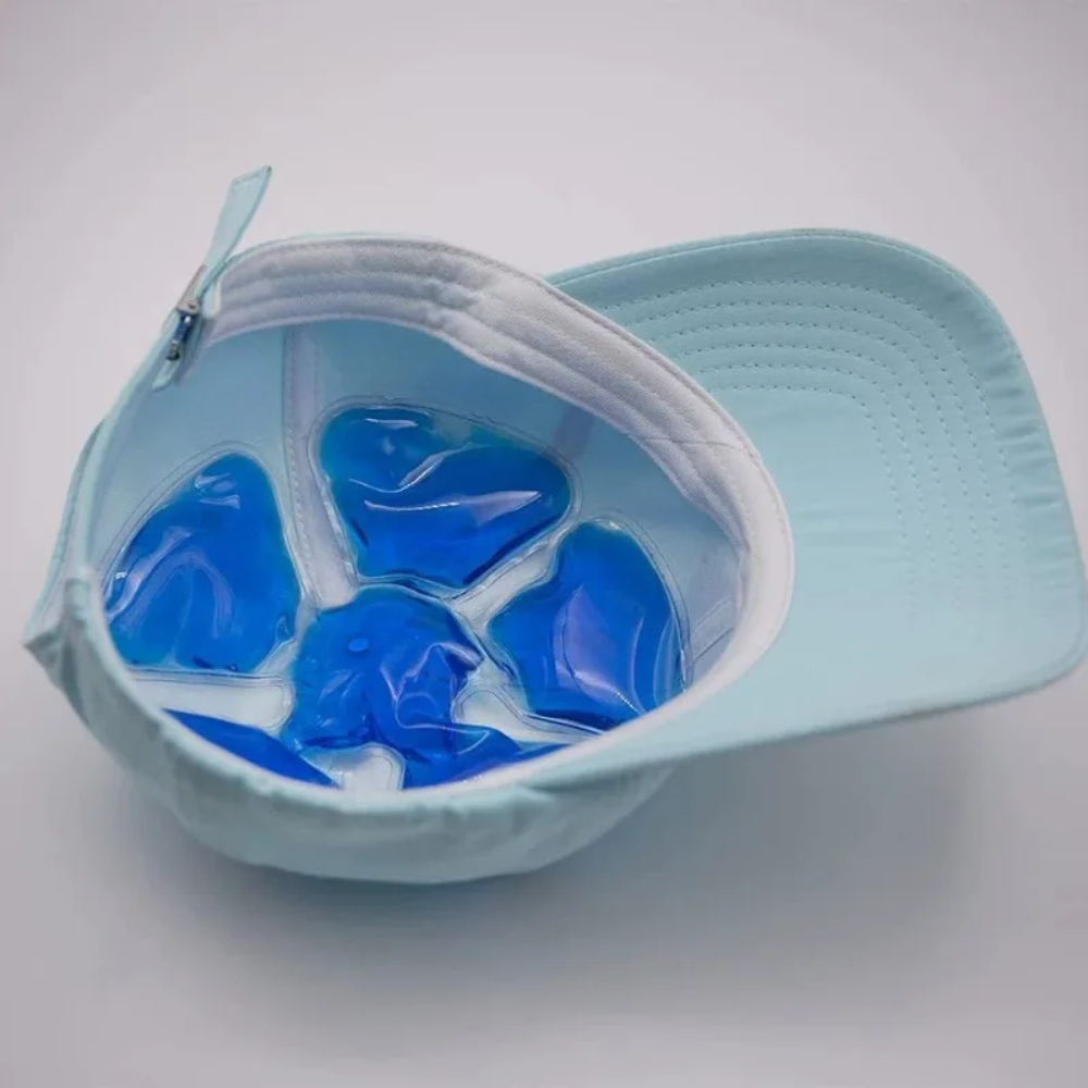 파란색 PVC 젤 아이스팩 - 헬멧 및 모자용 조절식  - Travel Accessories Pack 리뷰 및 가격