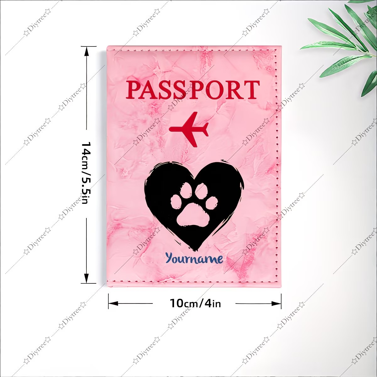 맞춤형 하트와 발자국 애완동물 여권 커버 |   여행과 - Travel Accessories Useful 리뷰 및 가격