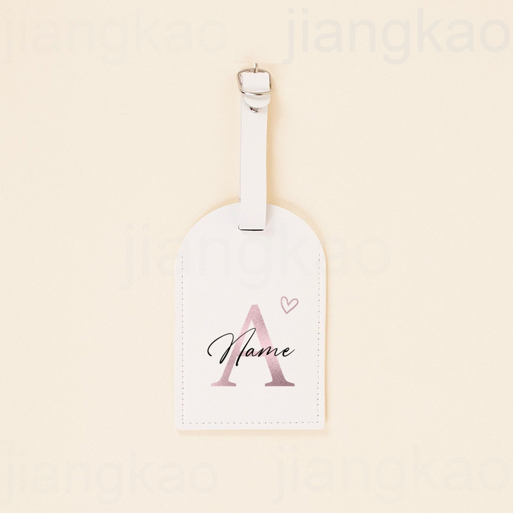 개인화 된 PU 수하물 태그 이름이있는 심장 편지 가방 - Travel Accessories International 리뷰 및 가격