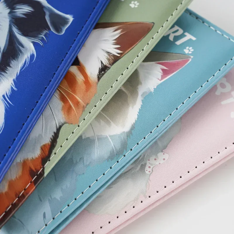 귀여운 만화 고양이 개 인쇄 다기능 여권 가방 인쇄 여 - Travel Accessories Dog 리뷰 및 가격