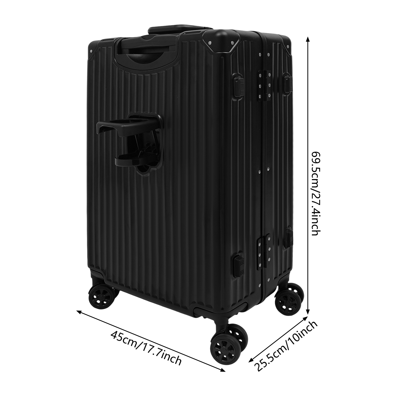 상단 개방형 회전식 여행용 캐리어, 회전 바퀴 및 TS - Travel Lock Tsa Approved 리뷰 및 가격