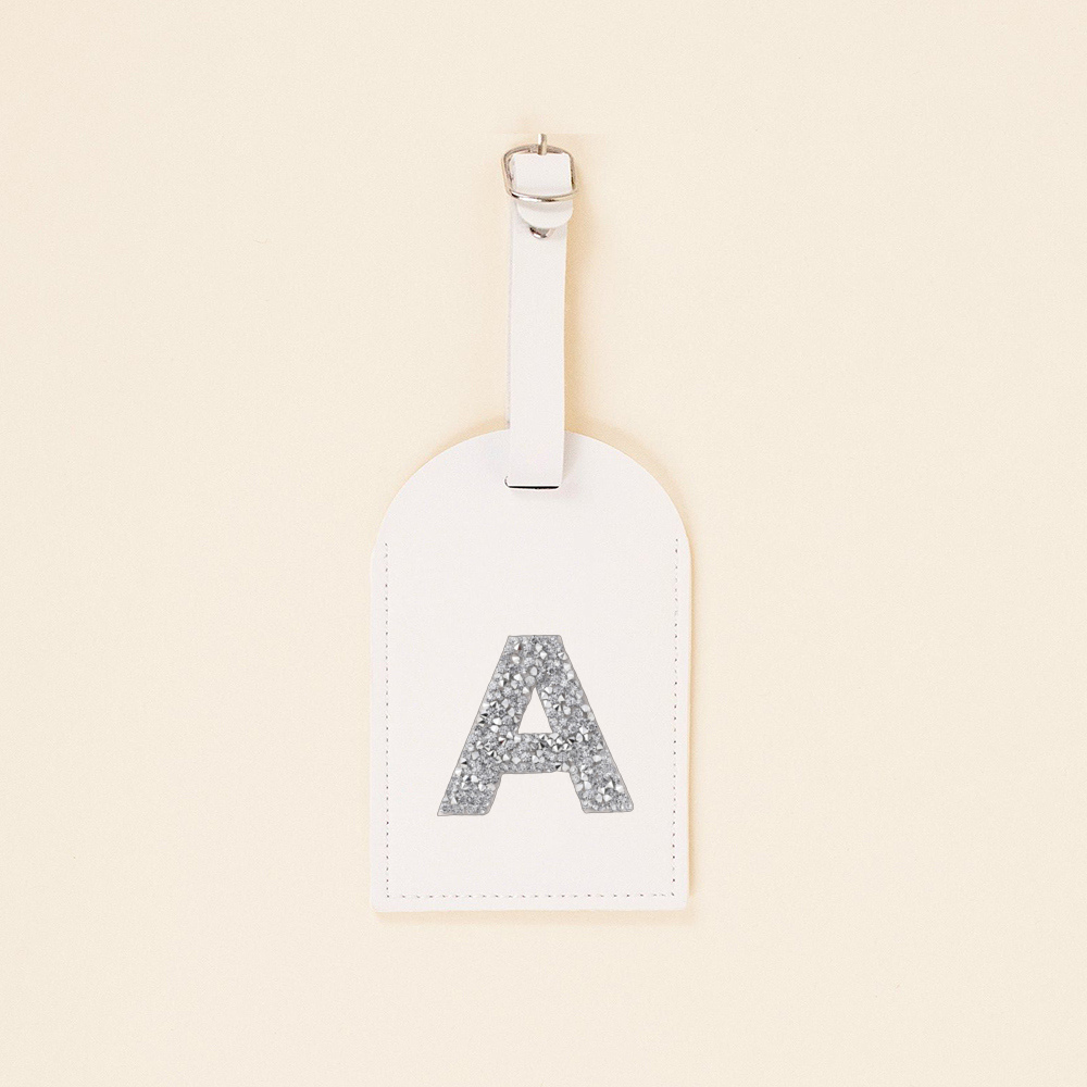 A-Z 모조 다이아몬드 모노그램 가죽 수하물 태그, 여 - Travel Accessories Pack 리뷰 및 가격