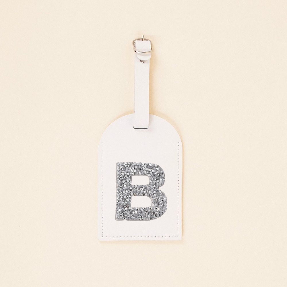 A-Z 모조 다이아몬드 모노그램 가죽 수하물 태그, 여 - Travel Accessories Pack 리뷰 및 가격