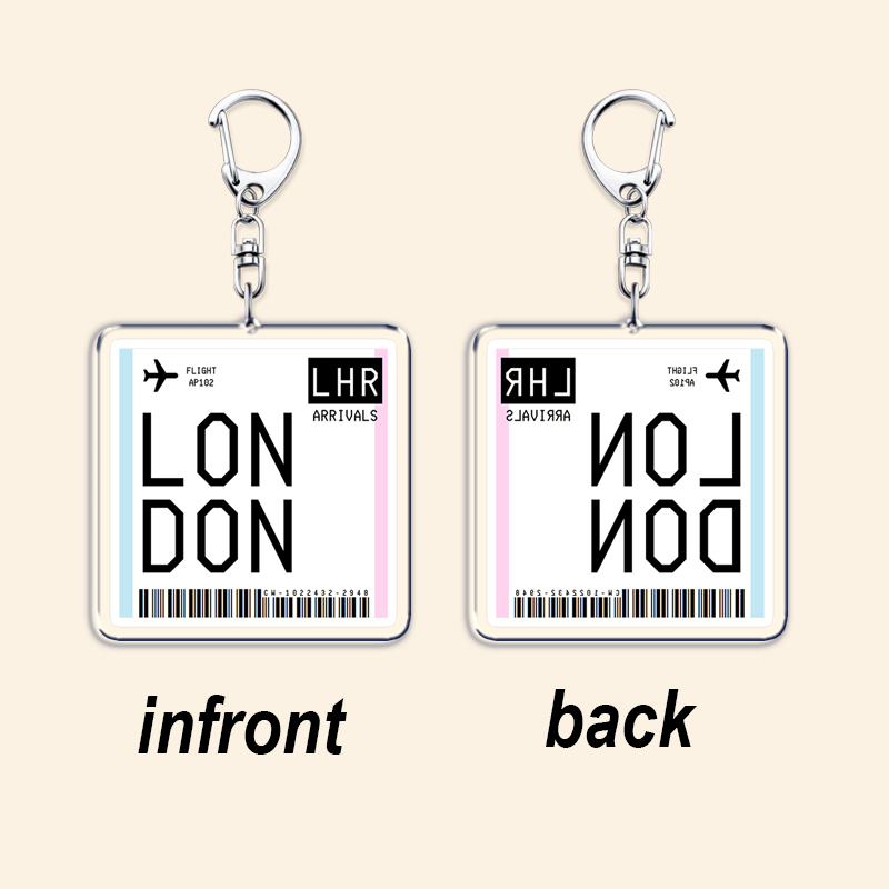 여행 비행기 티켓 탑승권 키 체인 런던 파리 도쿄 뉴욕 - Travel Accessories London 리뷰 및 가격