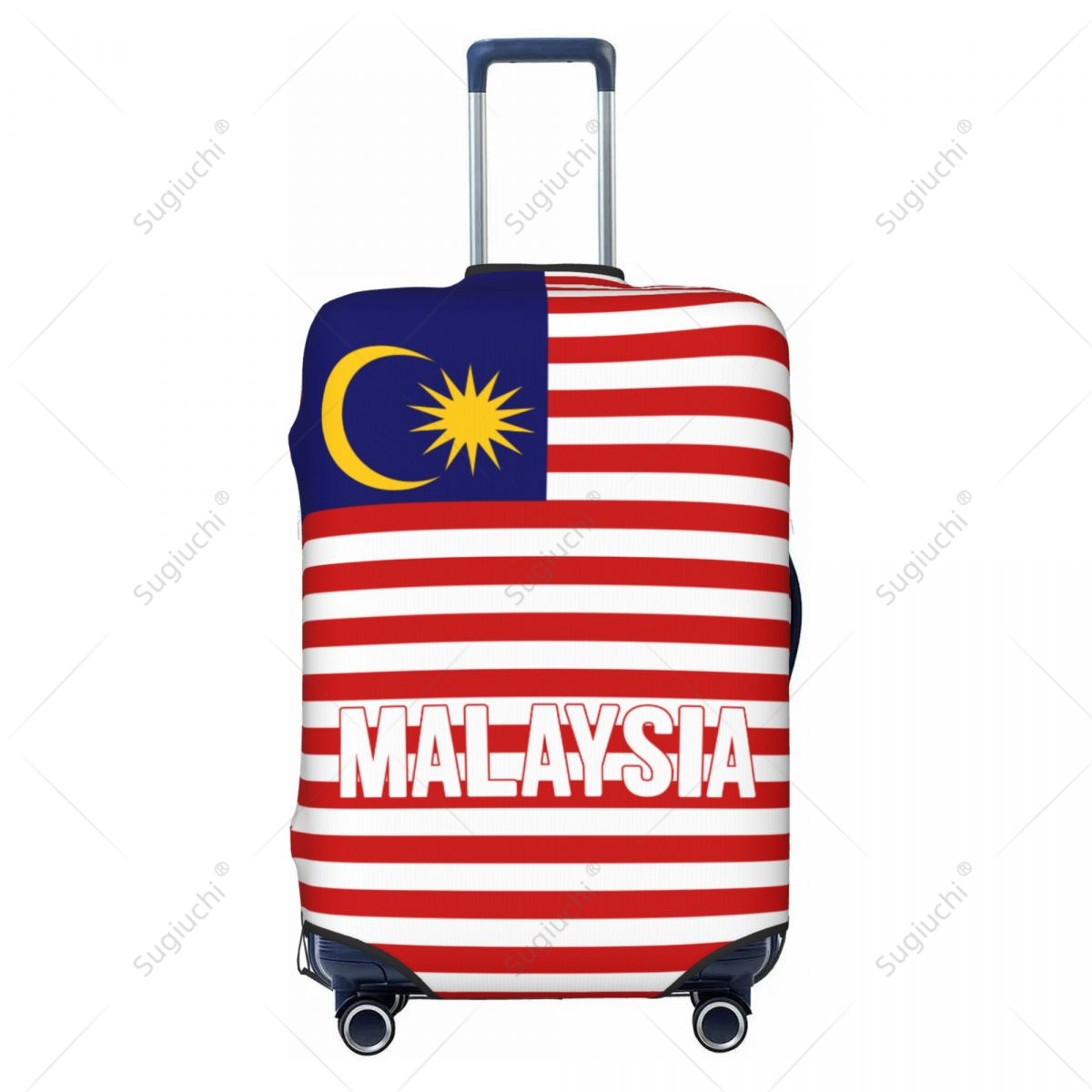 말레이시아 국기 수하물 커버 가방 탄성 먼지 케이스 여 - Travel Accessories Malaysia 리뷰 및 가격