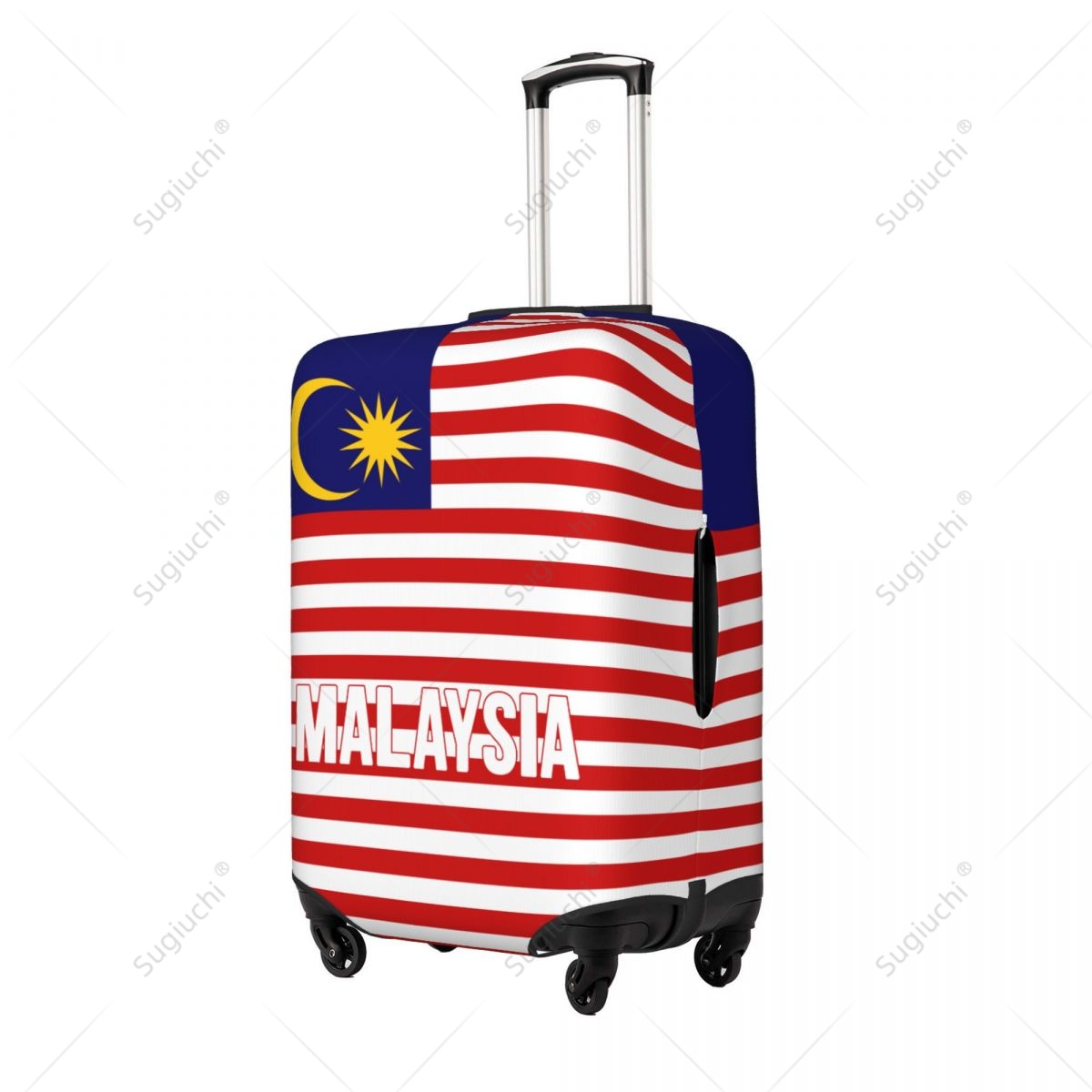 말레이시아 국기 수하물 커버 가방 탄성 먼지 케이스 여 - Travel Accessories Malaysia 리뷰 및 가격