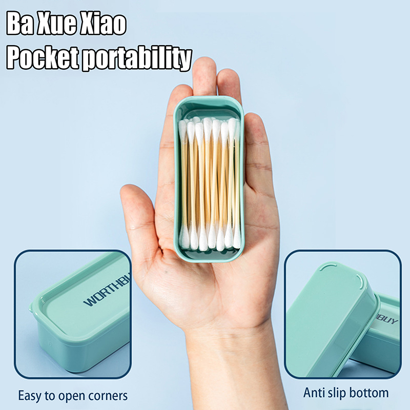 【L】새로운 휴대용 여행용 상자 면봉 홀더 케이스 데탈 - Accessories Travel Jewelry Box 리뷰 및 가격