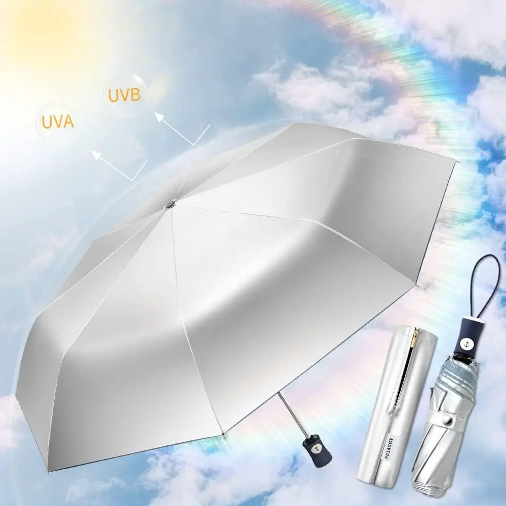 코팅 레이어 원단으로 자외선 99.9% 차단하는 휴대용 - Travel Umbrella Compact 리뷰 및 가격