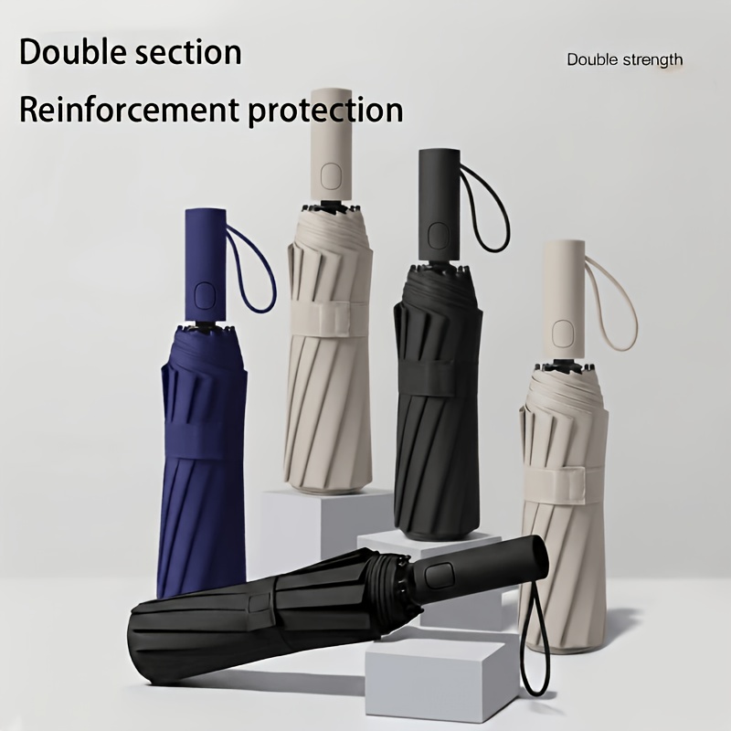 자동 개폐 접이식 우산 - 인체공학적 손잡이가 있는 컴 - Travel Umbrella Compact 리뷰 및 가격