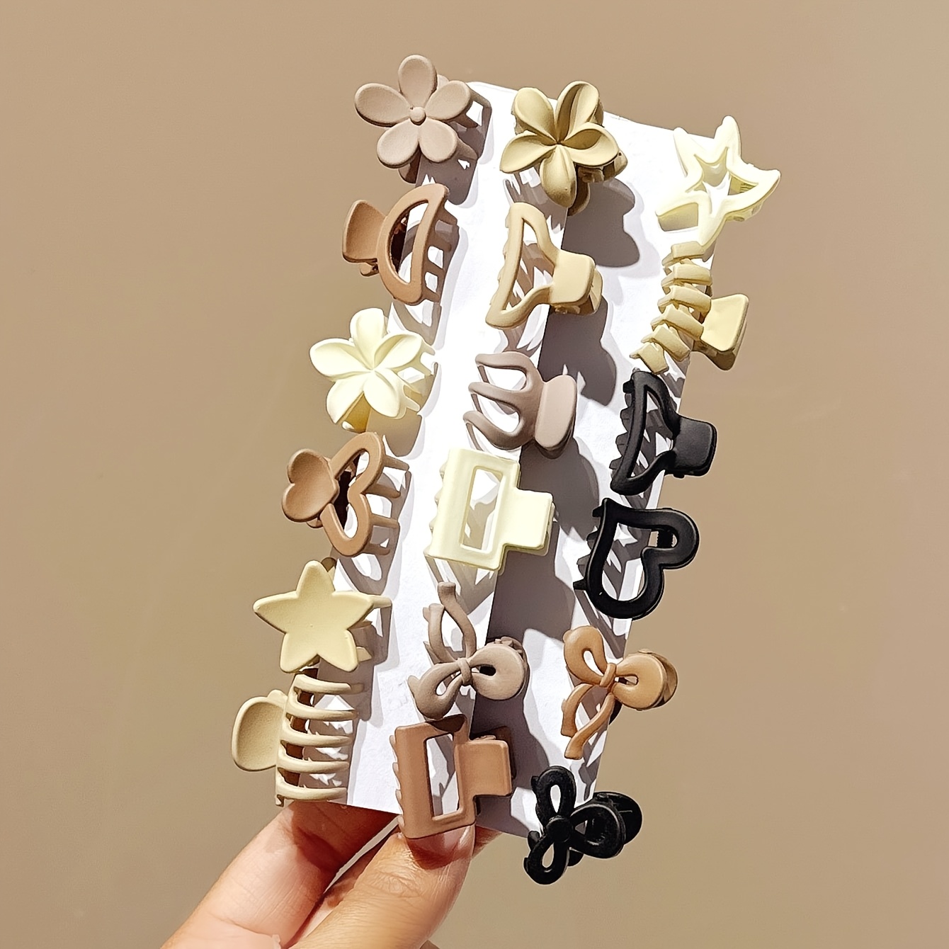 5/10/20/30개 베이지 혼합 팩 작은 클립, 귀여 - Travel Accessories To Gift 리뷰 및 가격