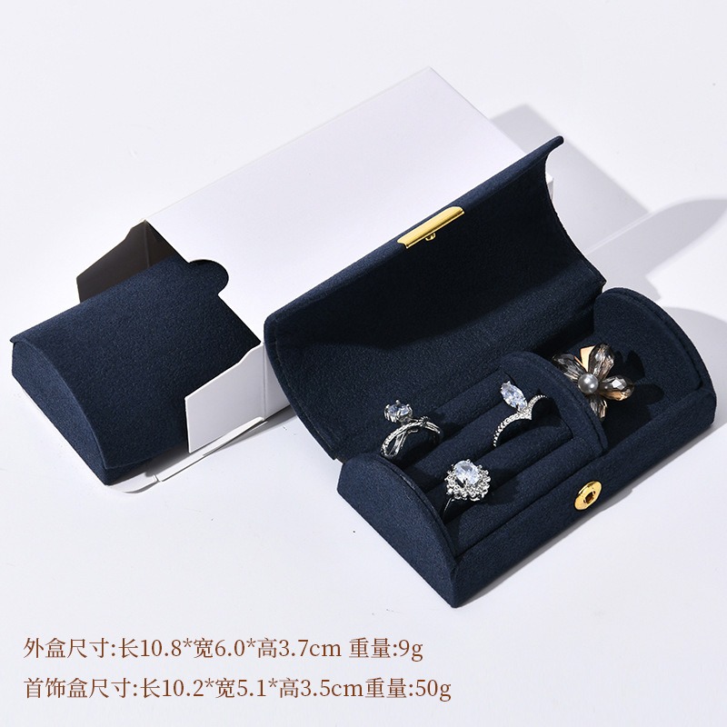 휴대용 벨벳 보석함 작은 정리함 반지 귀걸이 보석 보관 - Accessories Travel Jewelry Box 리뷰 및 가격