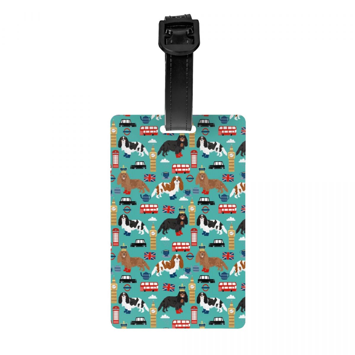 맞춤형 카발리에 킹 찰스 스패니얼 런던 수하물 태그,  - Travel Accessories London 리뷰 및 가격