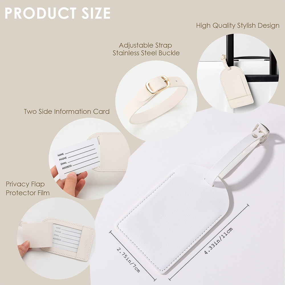 개인화 된 모노그램 수하물 태그 이니셜 이름 가죽 가방 - Travel Accessories Gifts For Her 리뷰 및 가격