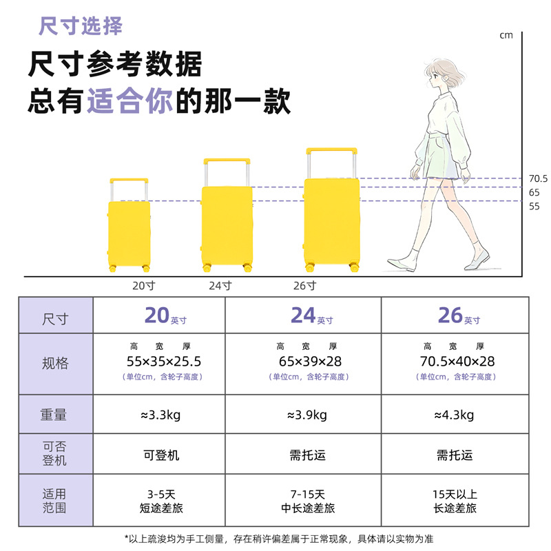 넓은 핸들 PC 여행가방 20/24인치 대용량 기내 반 - Travel Lock Tsa Approved 리뷰 및 가격