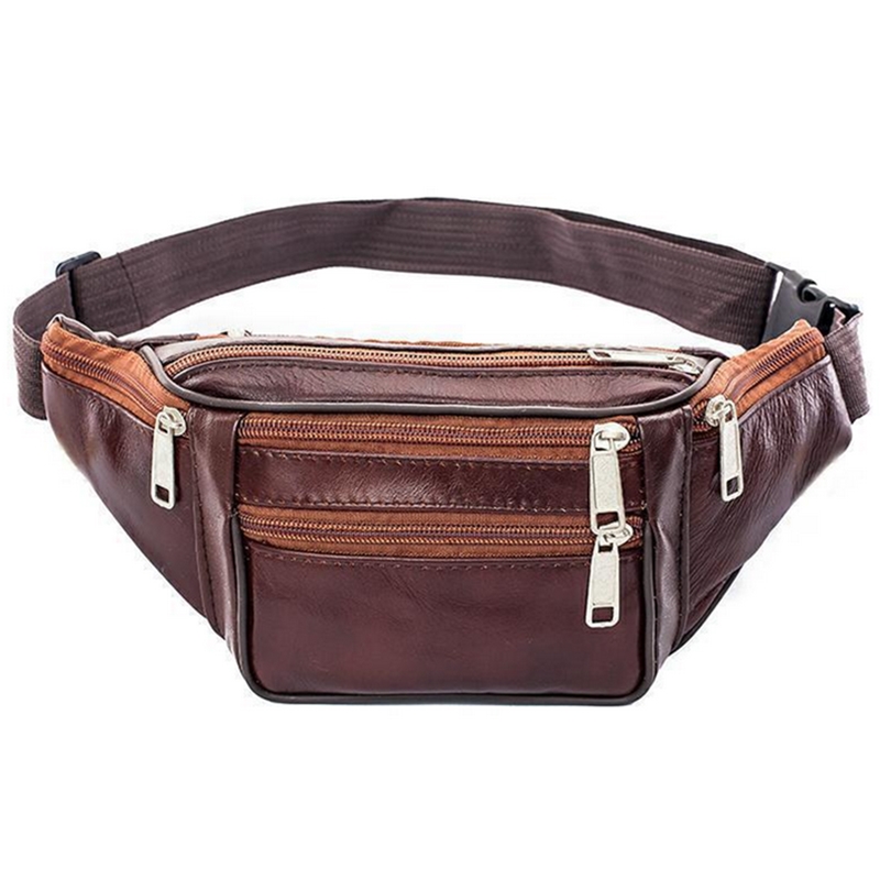 가죽 남성 허리 가슴 가방 얇은 야외 스포츠 파우치 남 - Money Belt Hidden 리뷰 및 가격